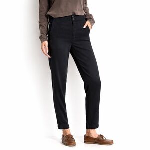 Rowan 31x27 Odell drape denim twill pant washed black gray trouser